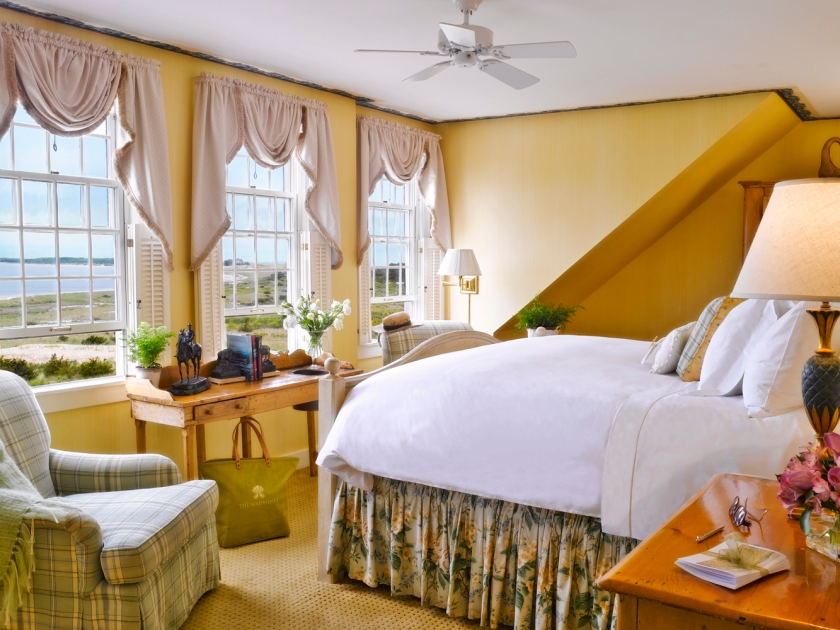 Guest room at The Wauwinet in Nantucket